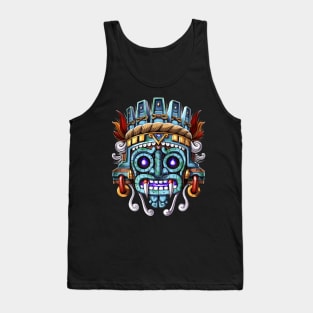 Aztec God Tlaloc Tank Top